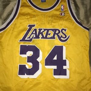SHAQUILLE O’NEAL LOS ANGELES LAKERS CHAMPIONJERSEY